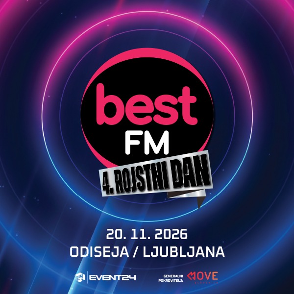 BEST FM 4th Birthday, 20 November 2026, Odiseja Ljubljana