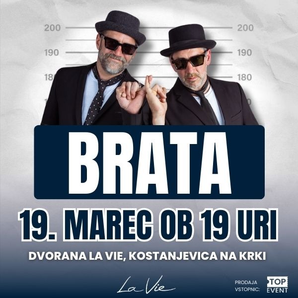 Brata - 19. 3. 2026, Dvorana La Vie, Konstanjevica na Krki