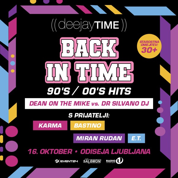Deejaytime back in time, 90's / 00's hits