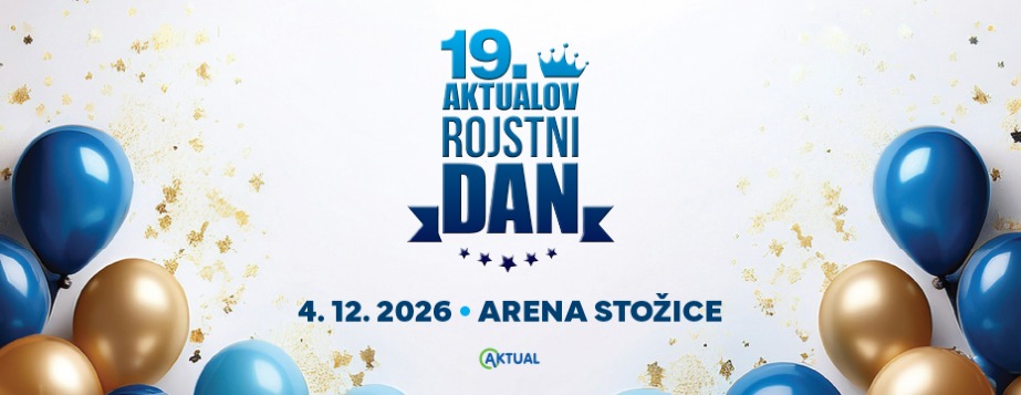 Aktual’s 19th Birthday, December 4, 2026, Arena Stožice